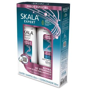 Kit Skala Expert Shampoo+Condicionador Bomba de Vitaminas 325ml