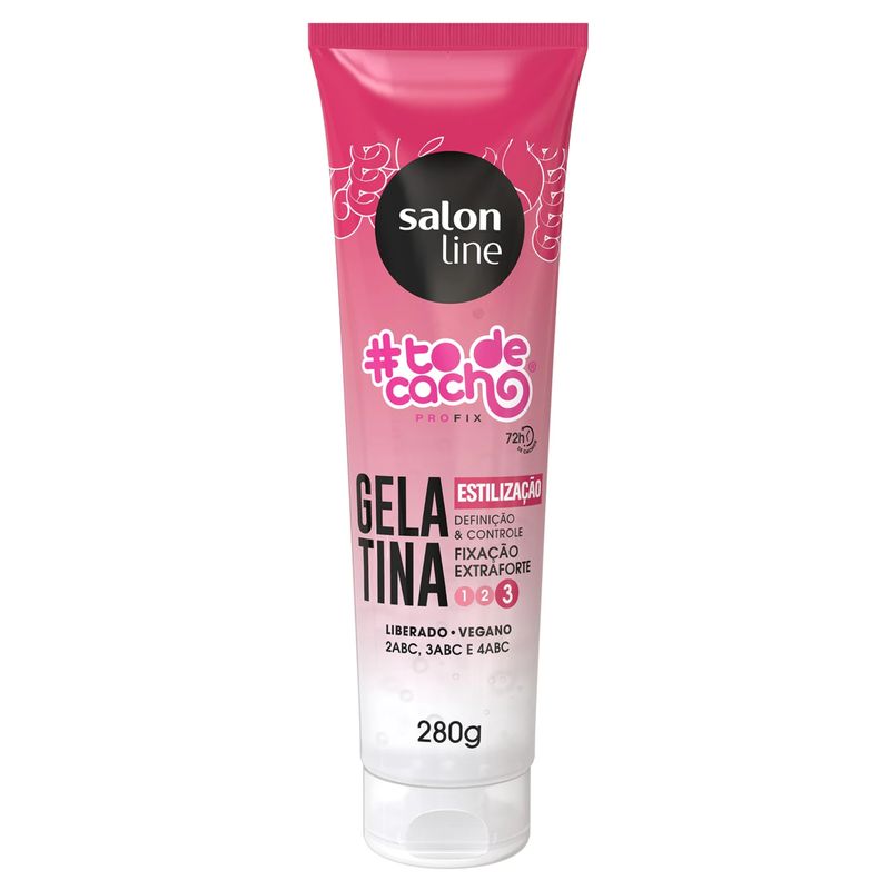 7908458316915-Gelatina-Capilar-Salon-Line-Todecacho-Estilizacao-Fixacao-Extra-Forte-280g