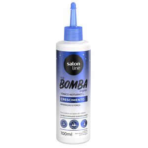Tônico Capilar Noturno Salon Line S.O.S Bomba Original Crescimento 100ml