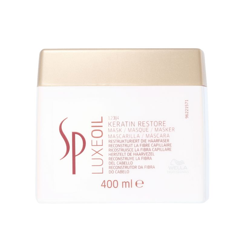 4064666102610-Mascara-Wella-Luxe-Oil-Keratin-Restore-400ml