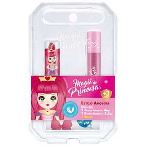 Estojo Magia de Princesa Batom+Gloss Amorosa