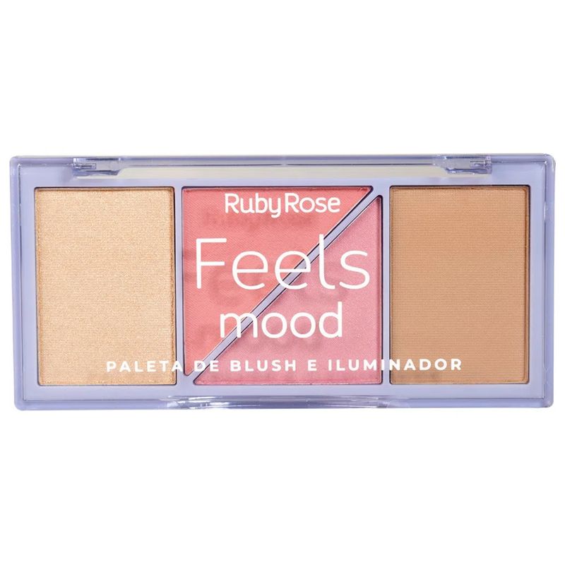 6932159605505-Paleta-de-Blush-e-Iluminador-Ruby-Rose-Feels-Mood-HB-75291
