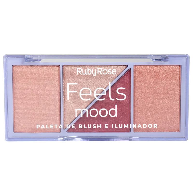 6932159605512-Paleta-de-Blush-e-Iluminador-Ruby-Rose-Feels-Mood-HB-75292