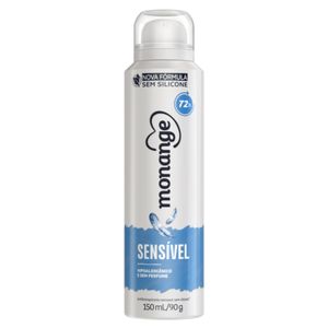 Desodorante Aerosol Monange Sensível 150ml