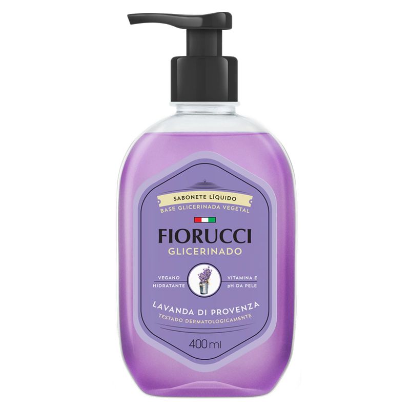7891177603001-Sabonete-Liquido-Glicerinado-Fiorucci-Lavanda-Di-Provenza-400ml