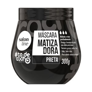 Máscara Matizadora Salon Line #Todecacho Preta 300g