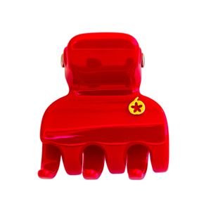 Prendedor Filó Gold Oahu Vermelho M