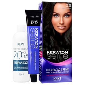 Coloração Keraton Selfie 3.0 Castanho Escuro