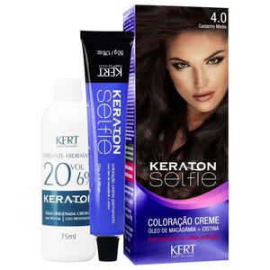 Coloração Keraton Selfie 4.0 Castanho Médio
