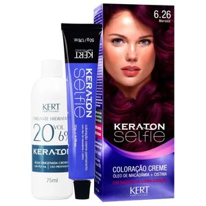 Coloração Keraton Selfie 6.26 Marsala