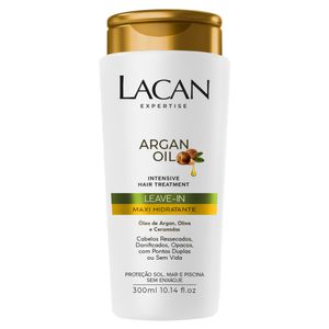 Leave-in Capilar Lacan Hidratante Argan Oil 300ml