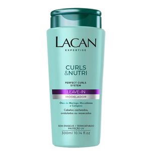 Leave-in Lacan Curls & Nutri Leave-in Modelador 300ml