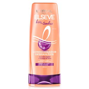 Condicionador Elseve L'Oréal Liso Dos Sonhos Desmaia Fios 200ml