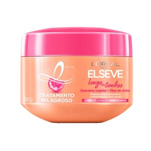 Máscara Tratamento Capilar Elseve L'Oréal Longo Dos Sonhos Milagroso 300g