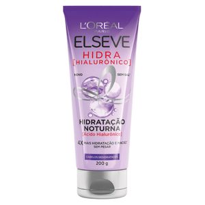 Máscara de Tratamento Capilar Noturno Elseve L'Oréal Hidra Hialurônico 200g