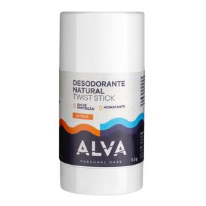Desodorante Natural Alva Twist Stick Citrus 55g
