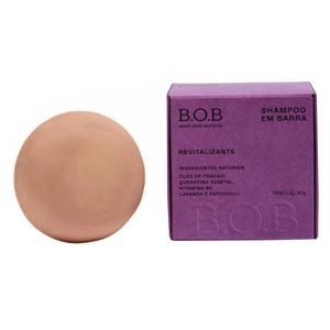 Shampoo Em Barra B.O.B Revitalizante 80g