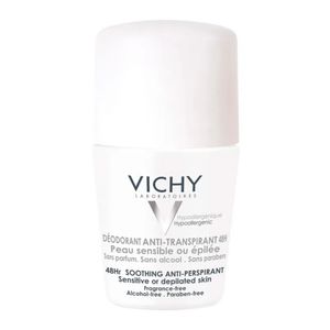 Desodorante Roll-On Vichy Para Peles Sensíveis 48h 50ml