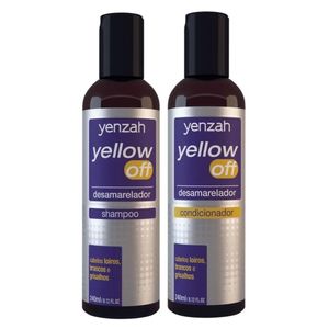 Kit Yenzah Shampoo+Condicionador Básico Matizador Yenzah Yellow Off 240ml
