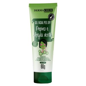 Gel Facial Dermachem Peel Off Pepino e Argila Verde 60g