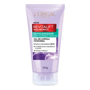 Gel de Limpeza Antioleosidade L'Oréal Paris Revitalift Hialurônico 150g