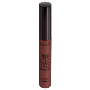 Batom Líquido Vult Matte Nano HD Castanho Escuro