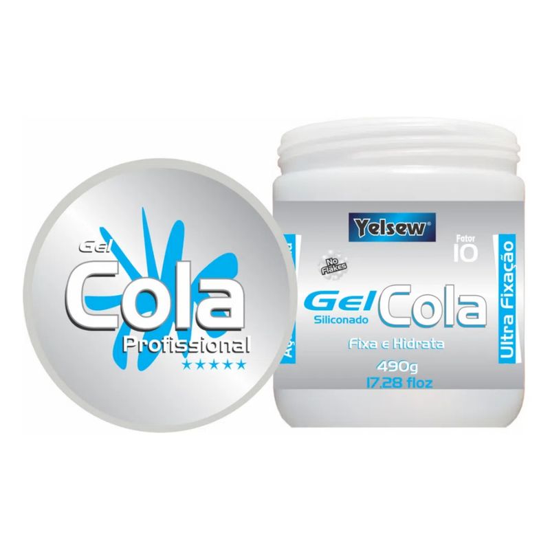 7896858620230-Gel-Cola-Capilar-Yelsew-Ultra-Fixacao-Siliconado-490g
