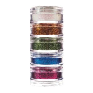 Kit Glitter Em Pó Colormake 5 Cores