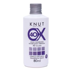 Água Oxigenada Knut Estabilizada Cremosa 40 Volumes 80ml