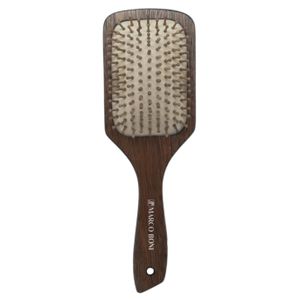Escova de Cabelo Marco Boni Raquete Wood Line Média