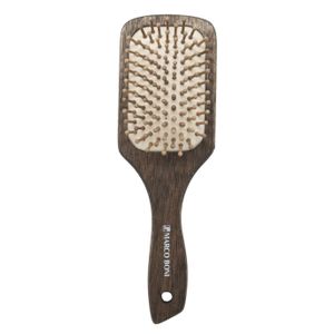 Escova de Cabelo Marco Boni Raquete Wood Line Pequena