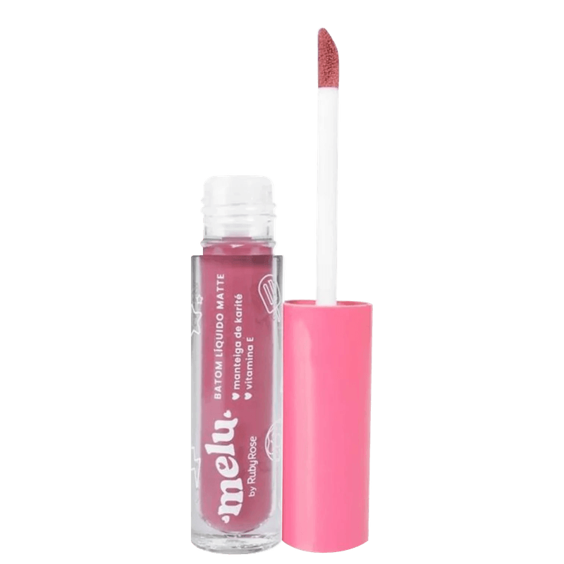 7898671425177_2-Batom-Liquido-Matte-Melu-by-Ruby-Rose-Macaron-Rr563