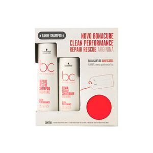 Kit Bonacure Repair Rescue Shampoo 250ml + Condicionador 200ml + Máscara 200ml