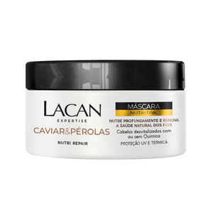 Máscara Reparadora Capilar Lacan Caviar e Pérolas 300g