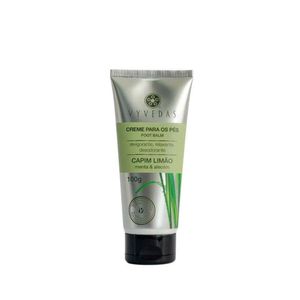 Creme Hidratante para os Pés Vyvedas Capim Limão 100g