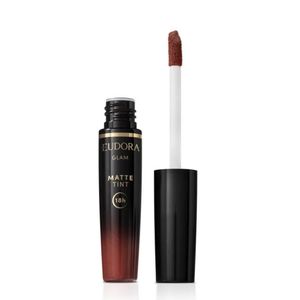 Batom Líquido Eudora Glam Castanho Divino Matte Tint 4g