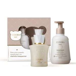 Kit Eudora Baby: Sabonete Líquido 200ml + Água de Colônia 100ml