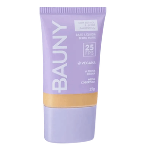 Base Líquida Bauny Efeito Matte Cor 040 27g
