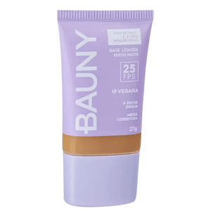 Base Líquida Bauny Efeito Matte Cor 080 27g