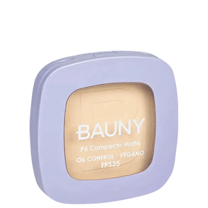 Pó Compacto Bauny Matte Oil Control com Fps 25 Cor 020 10g