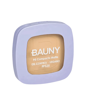 Pó Compacto Bauny Matte Oil Control com Fps 25 Cor 050 10g