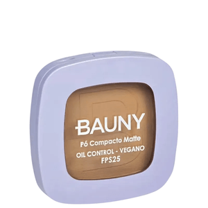 Pó Compacto Bauny Matte Oil Control com Fps 25 Cor 070 10g