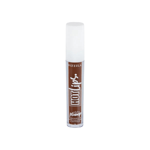 Gloss Labial Vizzela Cosméticos Hot Lips Brown 4g