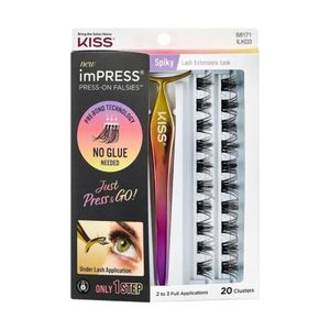 Kit Cílios Postiços Kiss New York ImPRESS Spiky