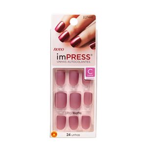 Unhas Postiças Kiss New York Impress Curta Matte Classic