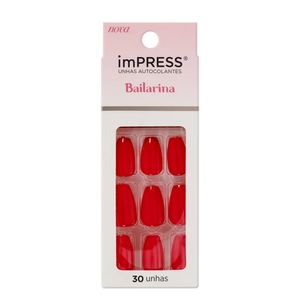 Unhas Postiças Kiss New York Impress Média Bailarina Danty