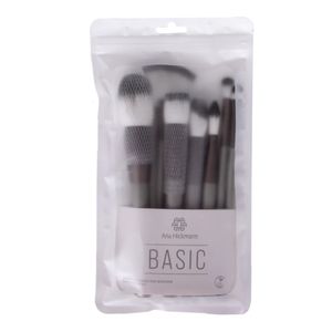 Kit de Pincéis Ana Hickmann Beauty Basic Makeup Brush Set Gray