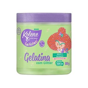 Gelatina Kolene Cachinhos com Glitter 500g