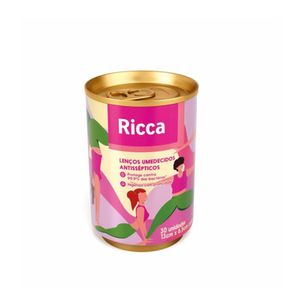 Lenços Antissépticos Ricca 30 Unidades