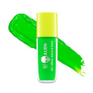Sombra Alien Bruna Tavares Delineador 3x1 Green Neon